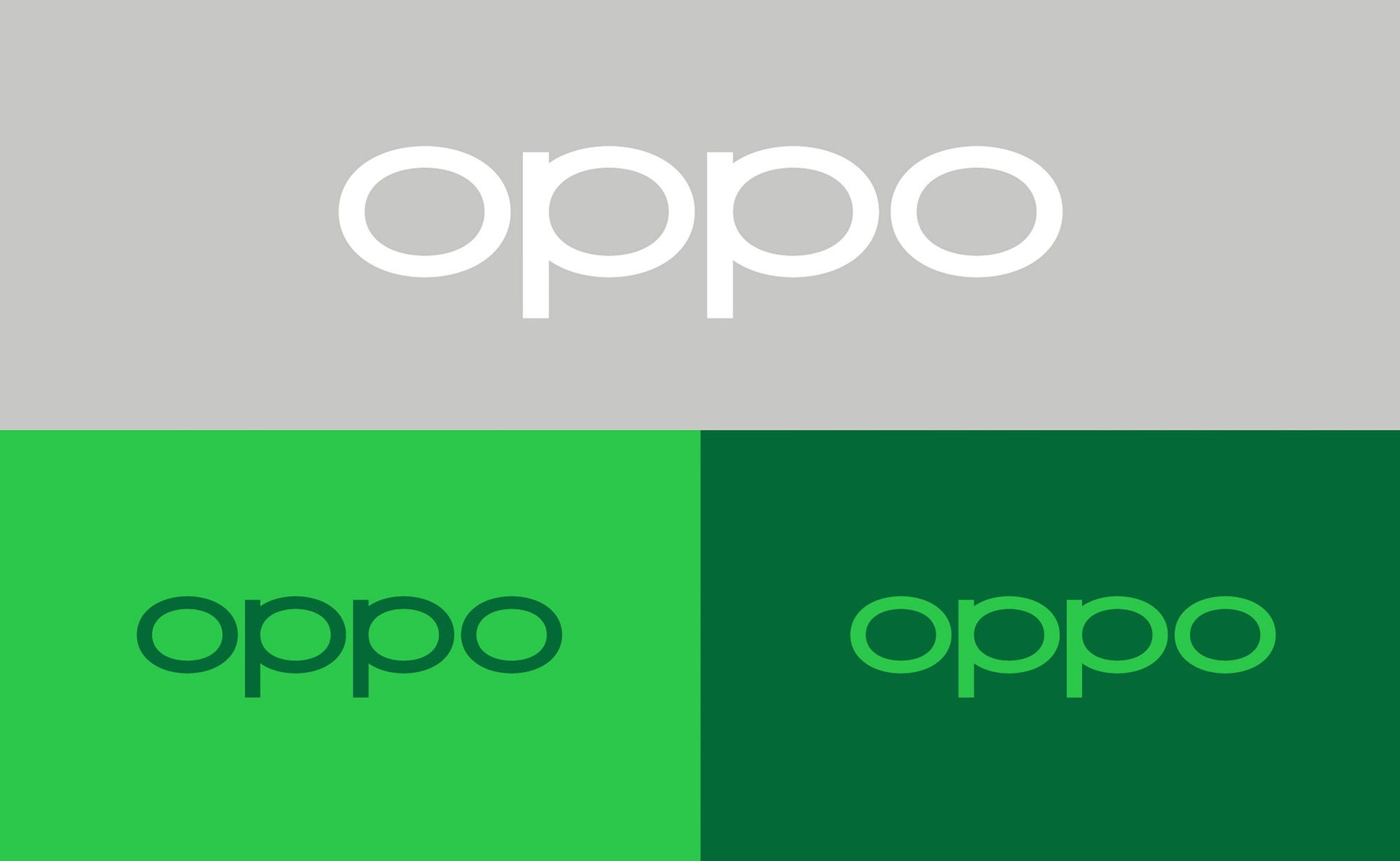Pentagram 历史 OPPO 项目图，来源为设计方项目页