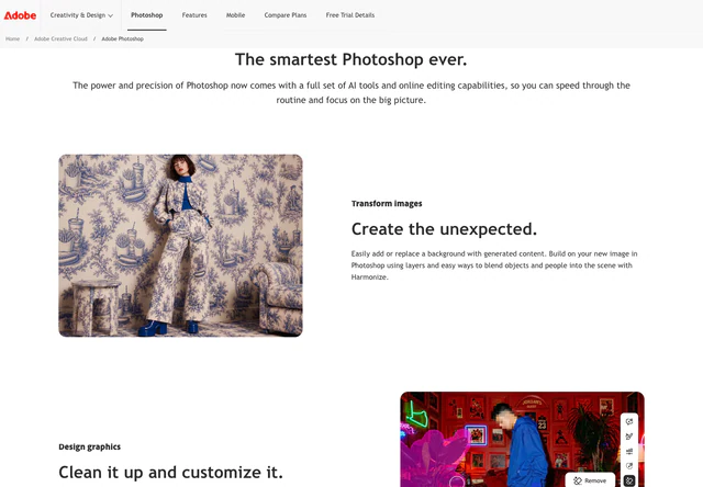 Adobe Photoshop · The smartest Photoshop ever.