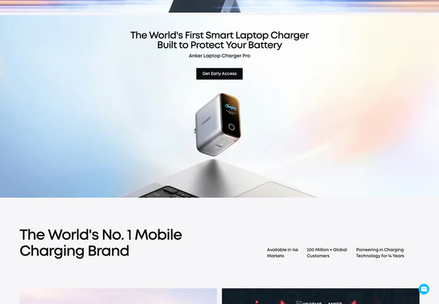 Anker · The World's First Smart Laptop Charger Bui