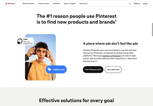 Pinterest Business · The #1 reason people use Pinterest is to f
